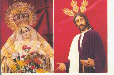 Postal 014865: Jesus en su Prendimiento y Maria Santisima del Patrocinio