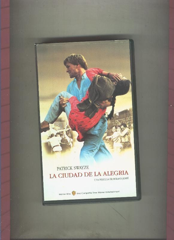 Video VHS: La ciudad de la alegria (Patrick Swayze)