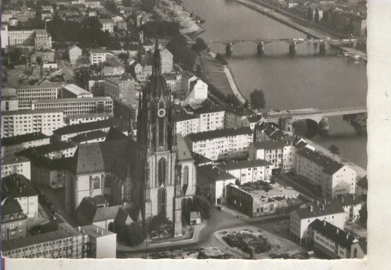 Postal 014877: Vista de Frankfurt, Alemania