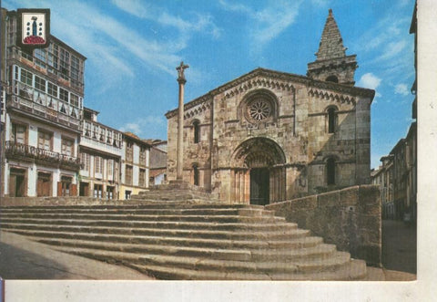 Postal 014909: Colegiata de Santa Maria del Campo en A Coruña