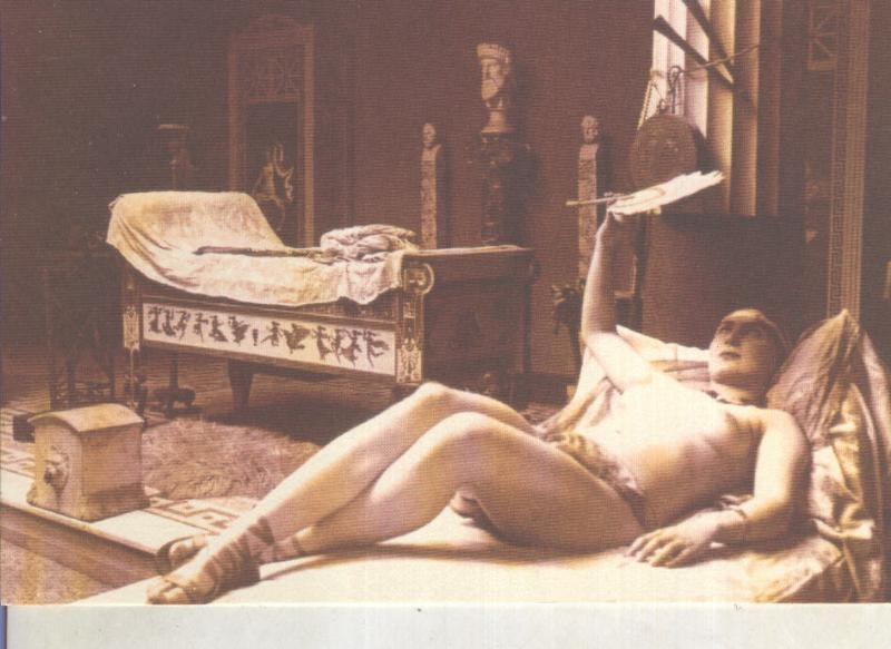 Postal 014918: Postal tematica erotica de principio siglo XIX