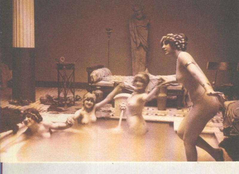 Postal 014919: Postal tematica erotica de principio siglo XIX