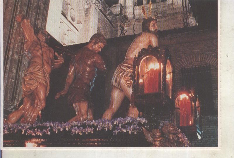 Postal 014926: Semana Santa de Malaga: Santisimo Cristo de Azotes y Columna
