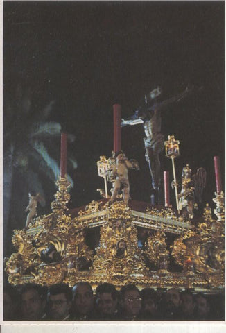 Postal 014948: Semana Santa de Malaga: Santisimo Cristo de Animas de Ciegos
