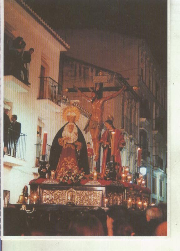 Postal 014975: Semana Santa de Velez Malaga: Santisimo Cristo del Mar y Maria Stma de las Penas