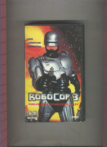 Video VHS: Robocop 3