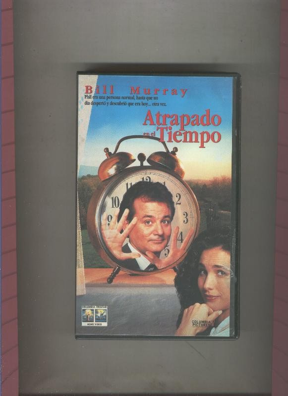 Video VHS: Atrapado en el tiempo (Bill Murray)