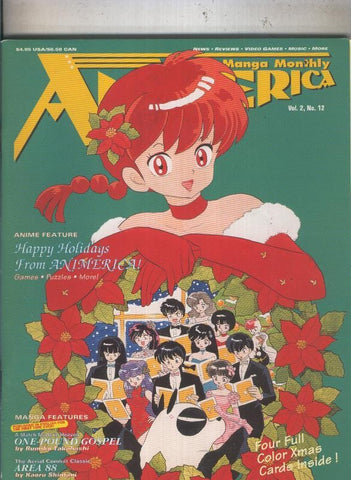 Animerica revista manga volumen 2 numero 12