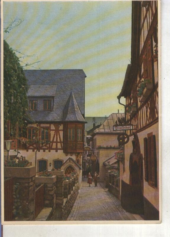 Postal 014976: Calle tipica de Rhein, alemania