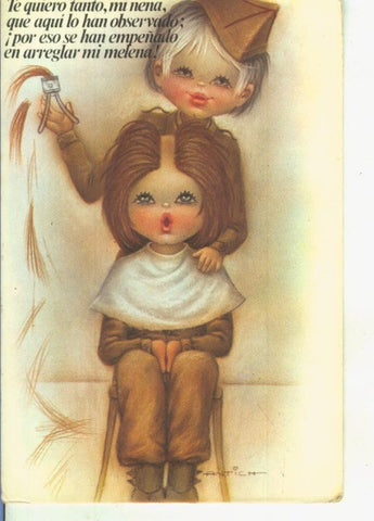 Postal 014980: Dibujo infantil ilustrado por Antich