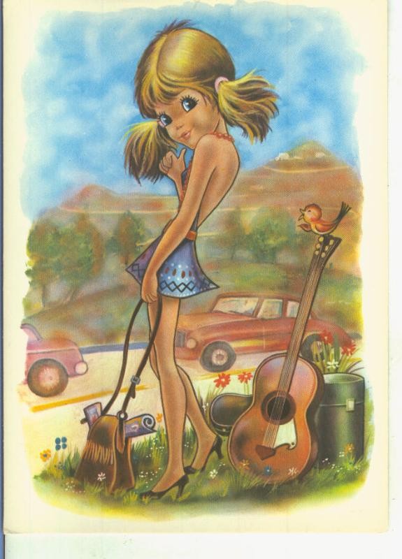 Postal 014990: Dibujo infantil ilustrado por ?