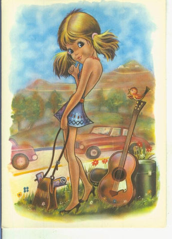 Postal 014990: Dibujo infantil ilustrado por ?