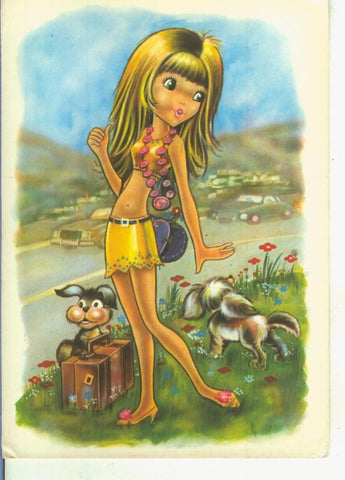 Postal 014991: Dibujo infantil ilustrado por ?