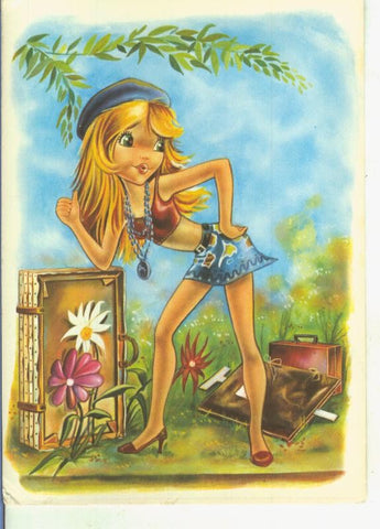 Postal 014993: Dibujo infantil ilustrado por ?