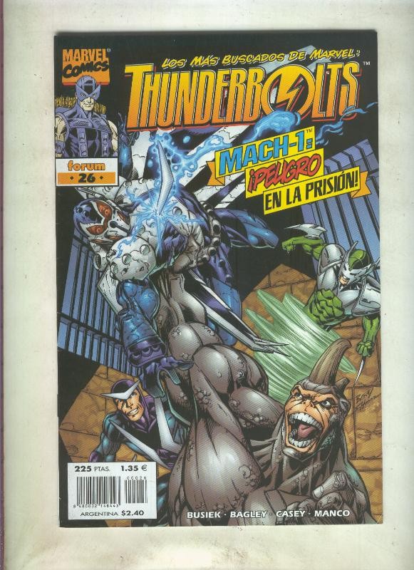 Thunderbolts volumen 1 numero 26: Encerrado