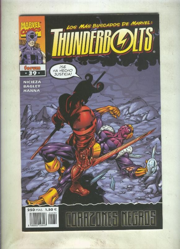 Thunderbolts volumen 1 numero 39: Corazones negros
