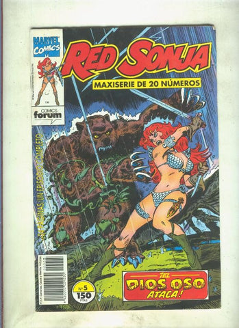 Red Sonja numero 05: El dios oso ataca
