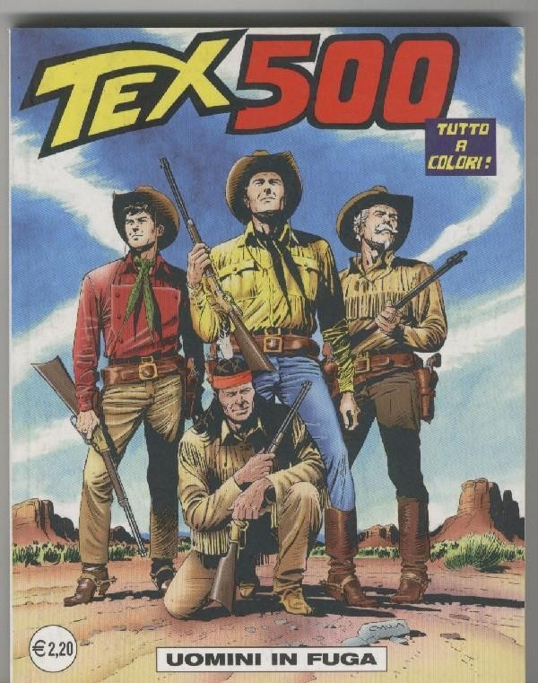 Tex numero 500: Uomini in fuga