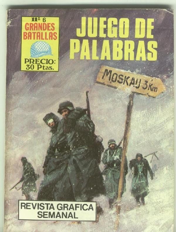 Grandes Batallas numero 06: Los 5 ases: juego de palabras