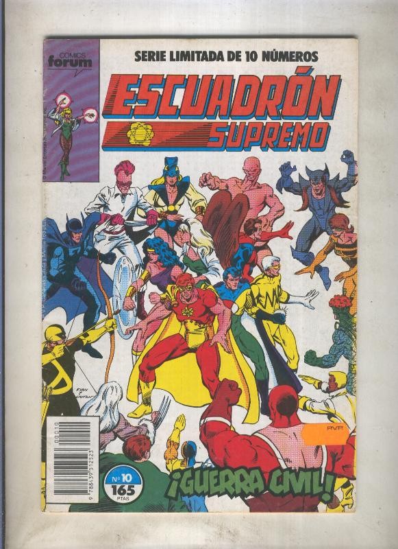 Escuadron Supremo numero 10, fin de la coleccion