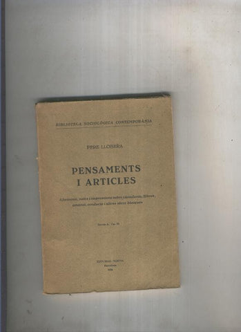 Pensaments i articles