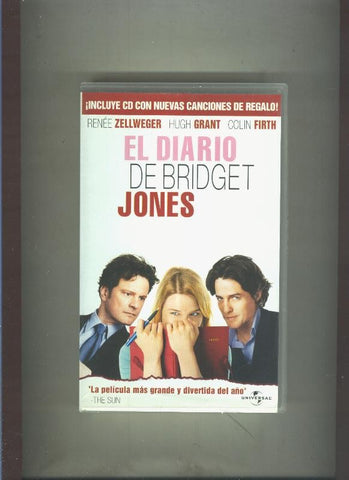 Video VHS: El diario de bridget Jones (Hugh Grant-Renee Zellweger)