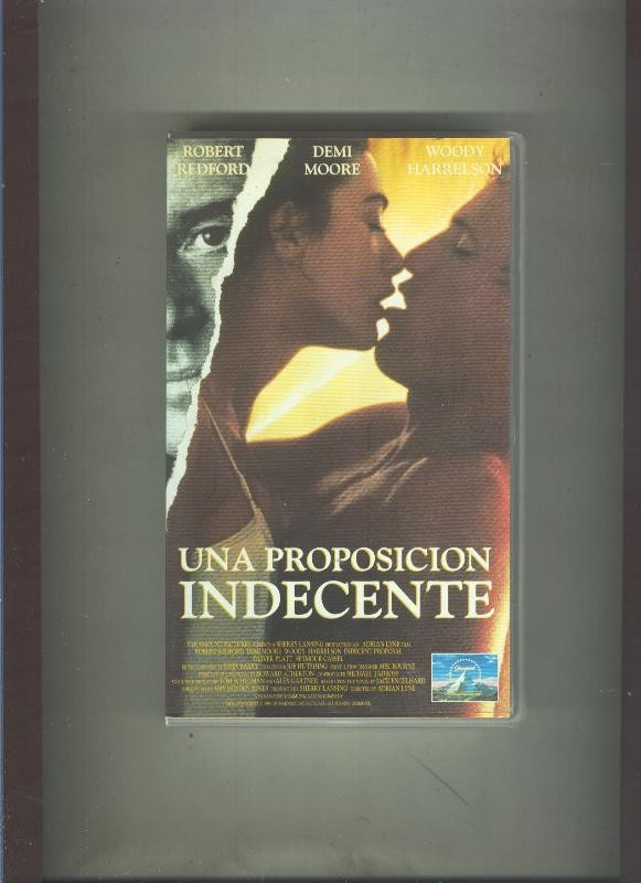 Video VHS: Una proposicion indecente (Robert Redfort-Demi Moore)
