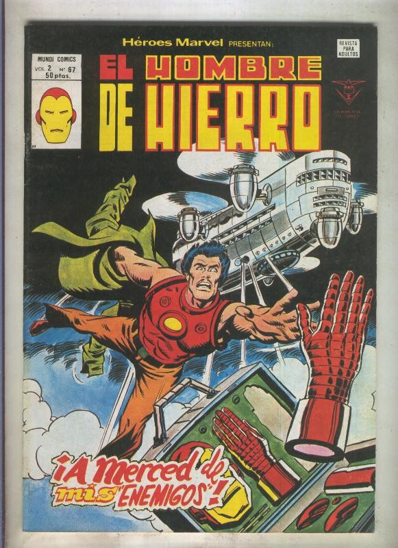 Heroes Marvel volumen 2 numero 67: El Hombre de Hierro (numerado 1 en trasera)