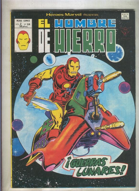 Heroes Marvel volumen 2 numero 64: El Hombre de Hierro (numerado 1 en trasera)