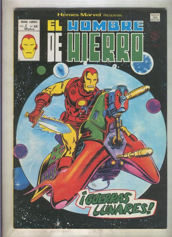 Heroes Marvel volumen 2 numero 64: El Hombre de Hierro (numerado 2 en trasera)