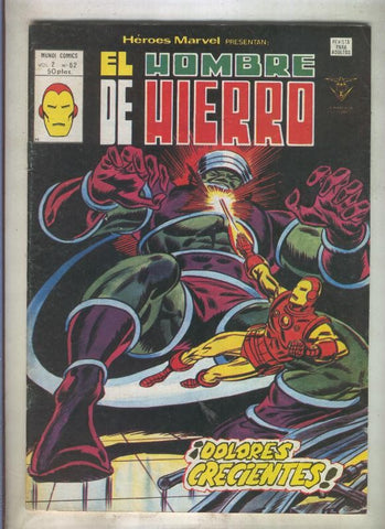 Heroes Marvel volumen 2 numero 62: El Hombre de Hierro (numerado 3 en trasera)