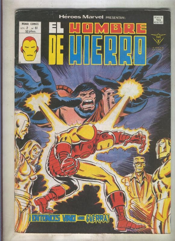 Heroes Marvel volumen 2 numero 61: El Hombre de Hierro (numerado 2 en trasera)