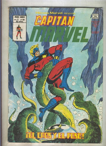 Heroes Marvel volumen 2 numero 60: Capitan Marvel (numerado 5 en trasera)