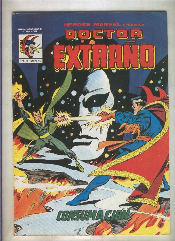 Heroes Marvel de Mundicomic numero 4: Doctor Extraño (numerado 1 en trasera)
