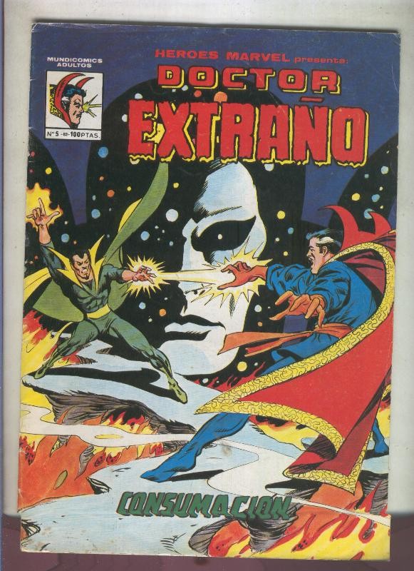 Heroes Marvel de Mundicomic numero 4: Doctor Extraño (numerado 2 en trasera)