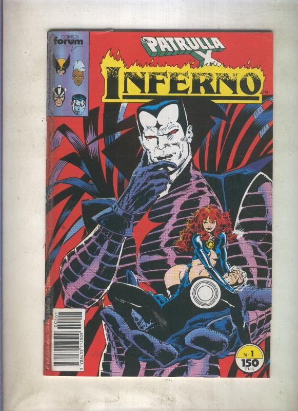 Inferno numero 01: Patrulla X  (numerado 2 en trasera)