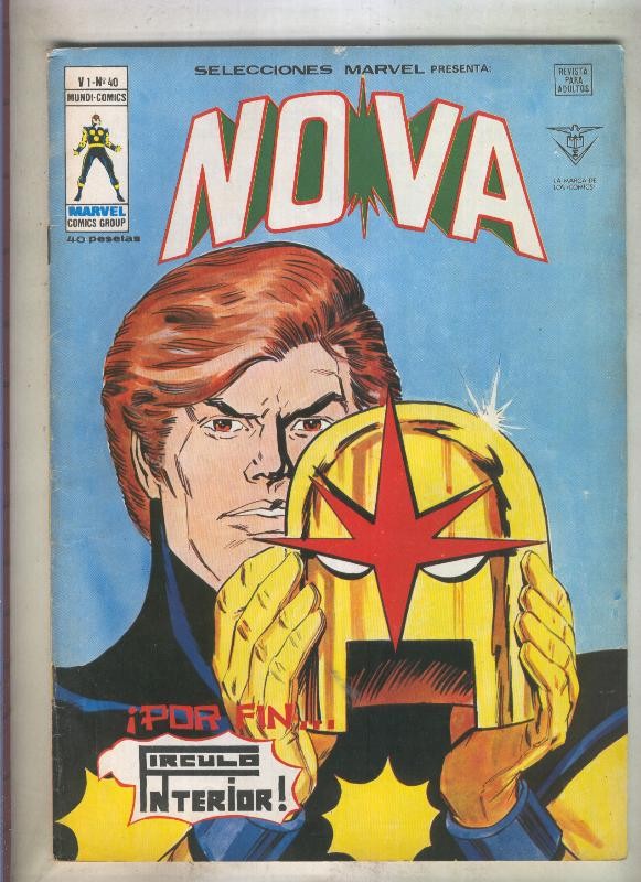 Selecciones Marvel numero 40: Nova (numerado 1 en trasera)