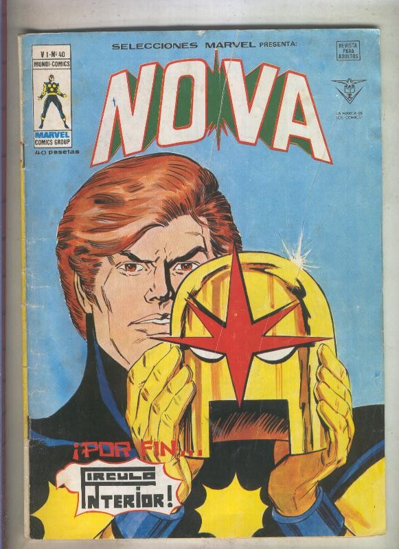 Selecciones Marvel numero 40: Nova (numerado 3 en trasera)