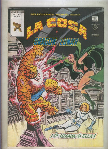 Selecciones Marvel numero 52: La Cosa y Dragon Lunar (numerado 1 en trasera)