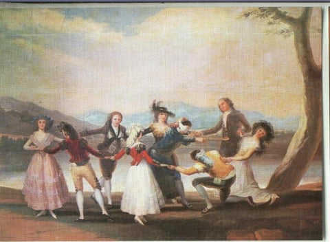 Postal 000411: Goya: escuela española-La gallina ciega