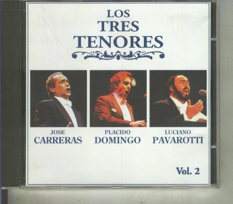 CD Musica: Los tres tenores: Jose Carreras-Placido Domingo-Luciano Pavarotti volumen 2