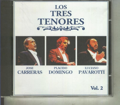 CD Musica: Los tres tenores: Jose Carreras-Placido Domingo-Luciano Pavarotti volumen 2