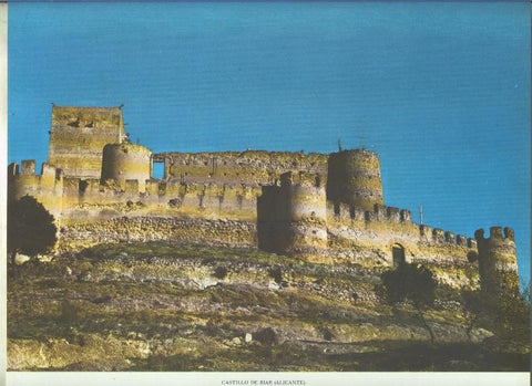 Castillo de Biar en Alicante