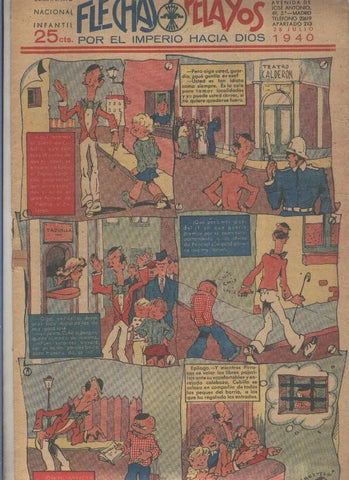 Flechas y Pelayos numero 086 del 28.julio.1940