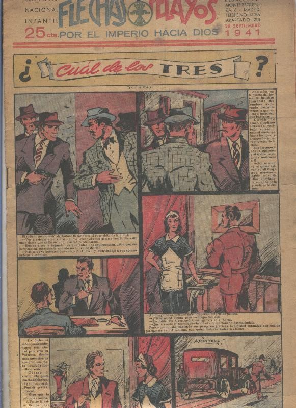 Flechas y Pelayos numero 147 del  28.septiembre.1941