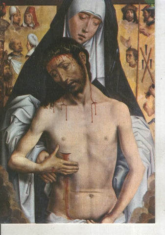 Postal 015110: Virgen con Cristo muerto, capital Real de Granada