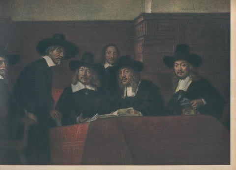 Rembrandt lamina 002: I Sindaci dei Drappieri
