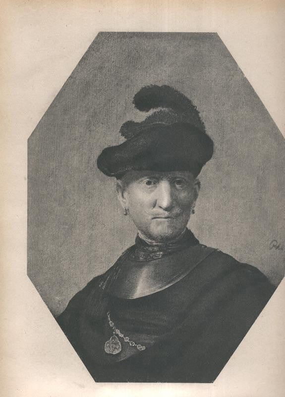 Rembrandt lamina 013: retrato del padre del artista