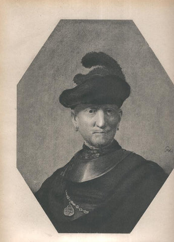 Rembrandt lamina 013: retrato del padre del artista