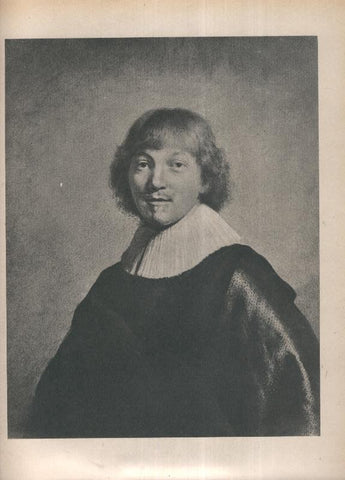 Rembrandt lamina 016: Retrato de un Genoves